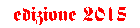 edizione 2015